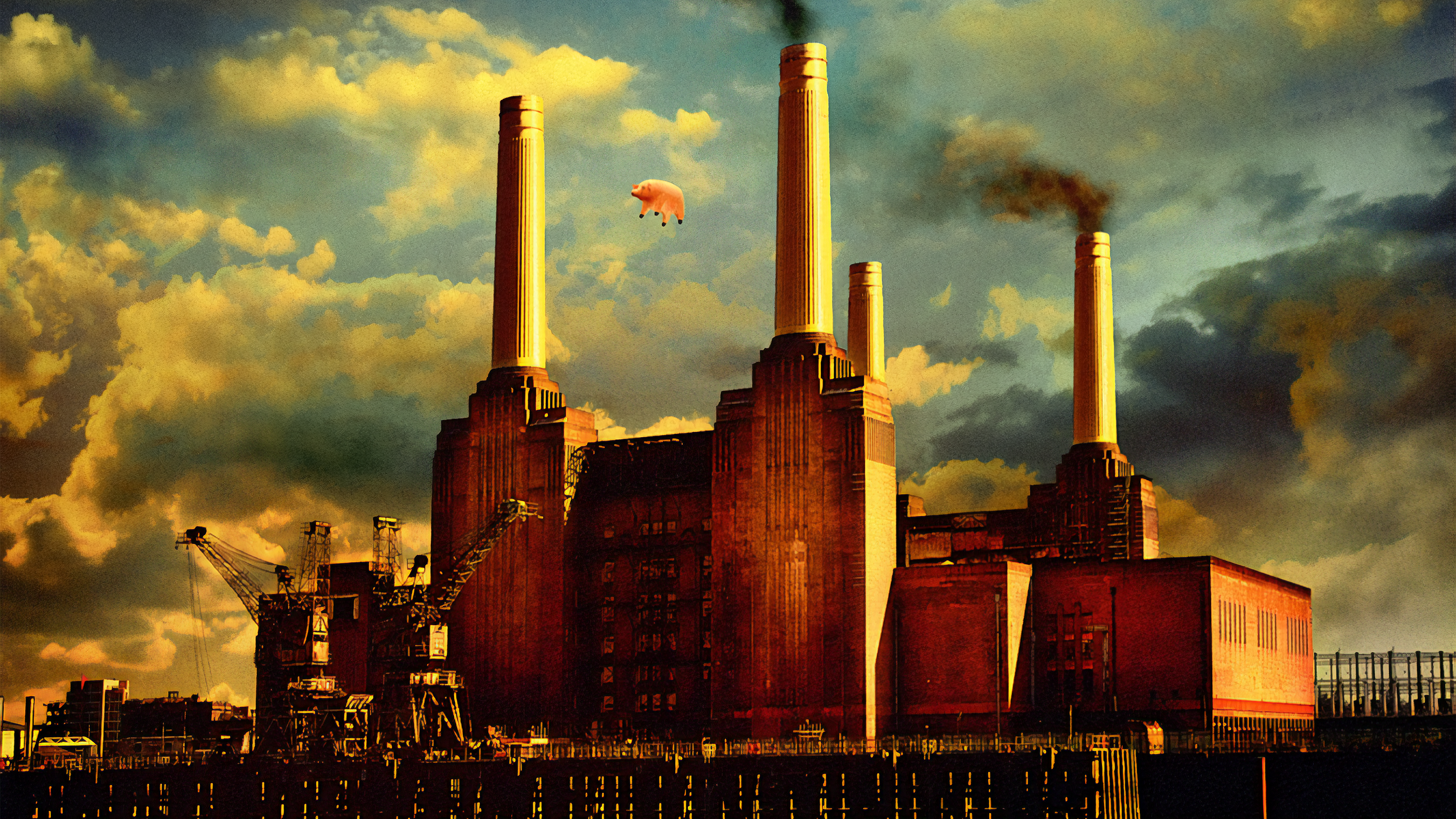 Centrale Battersea maiale volante, 3840x2160 4K, Monitor 4K