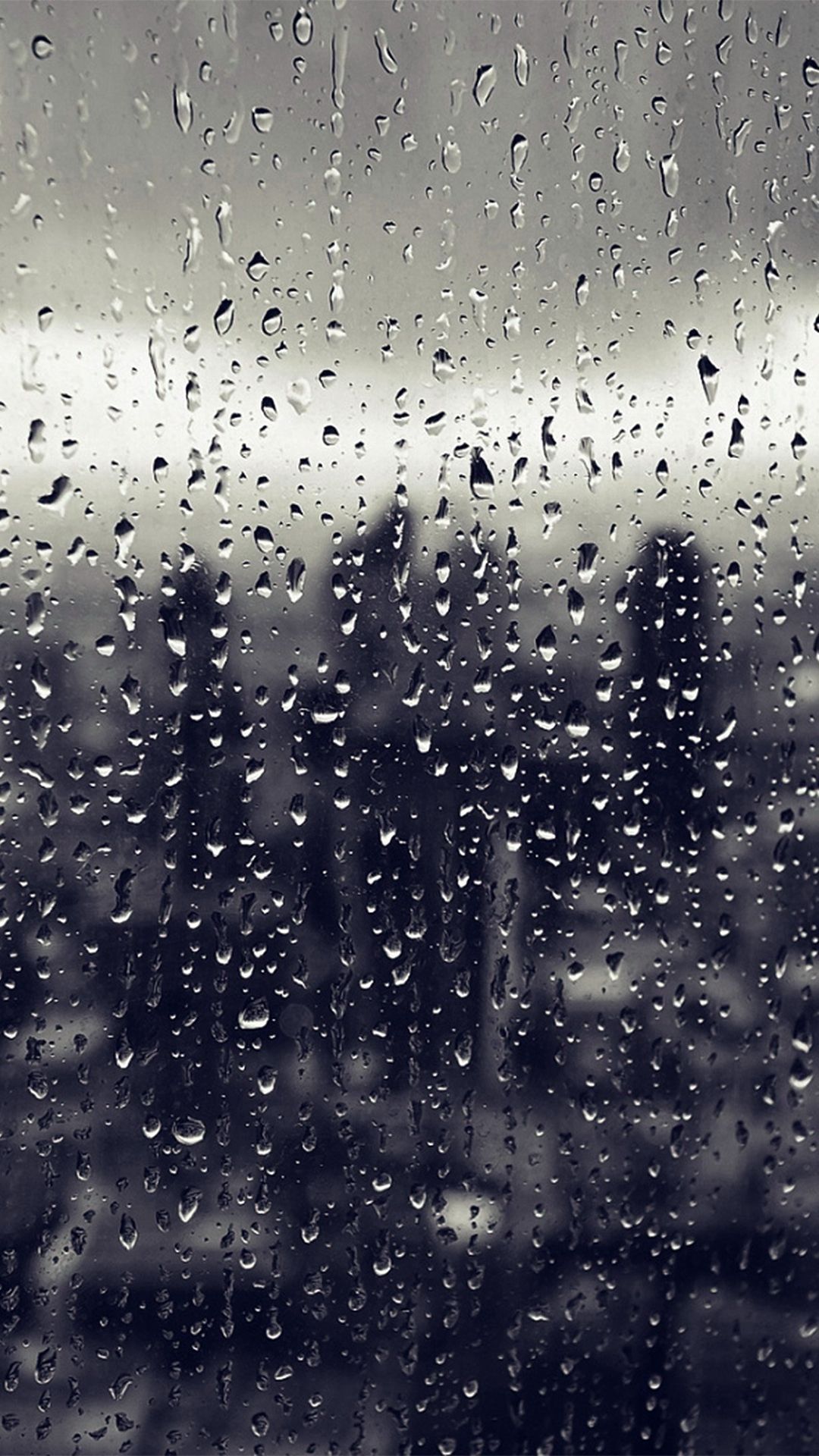 Gocce di pioggia su vetro, 1080x1920 Verticale, Mobile