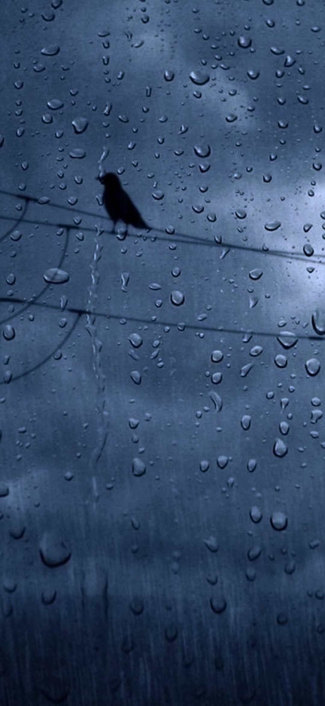 Gocce di pioggia su vetro, 1080x2340 Full HD Verticale, Xiaomi