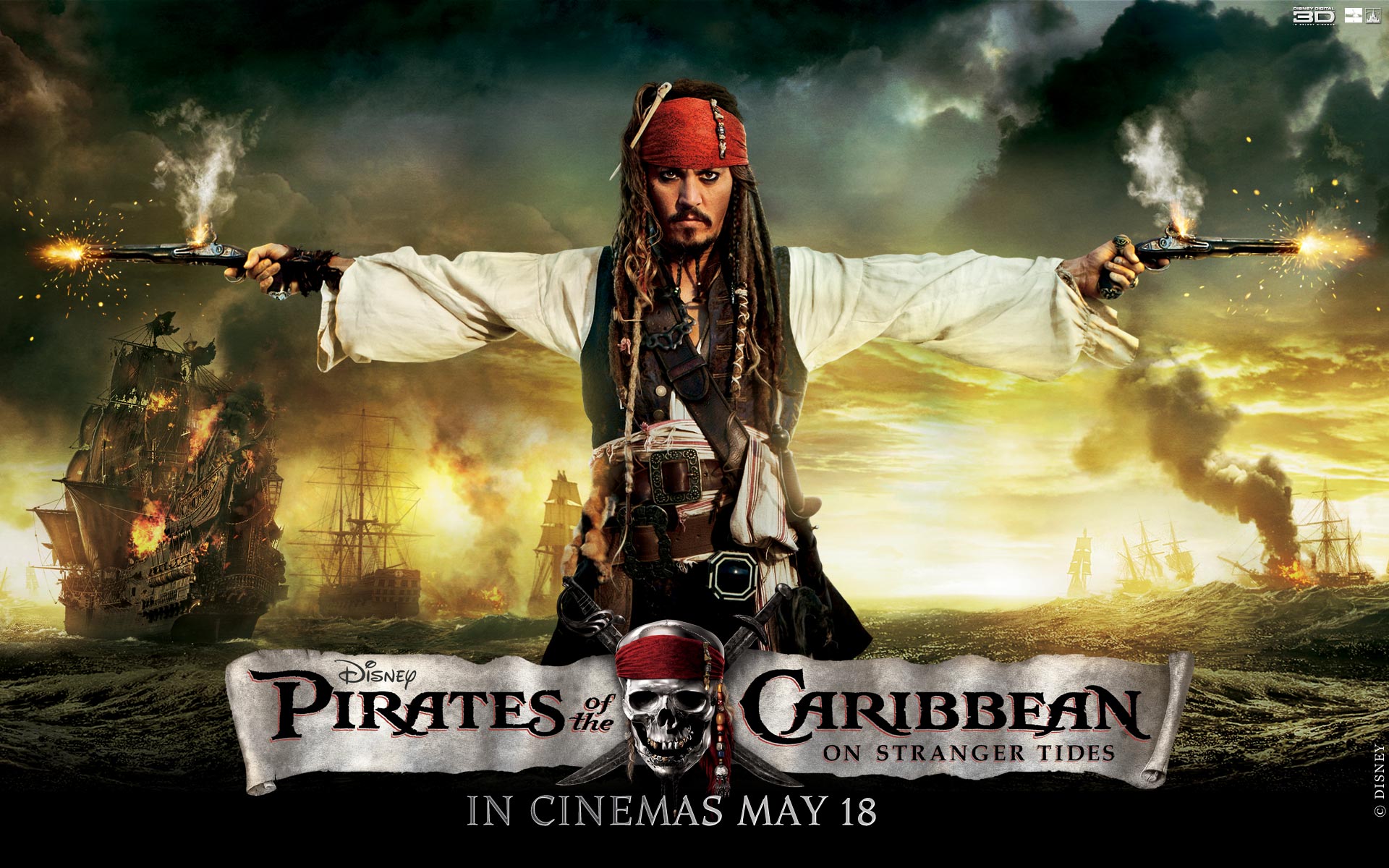Jack Sparrow Pirati dei Caraibi, 1920x1200 WUXGA, iMac