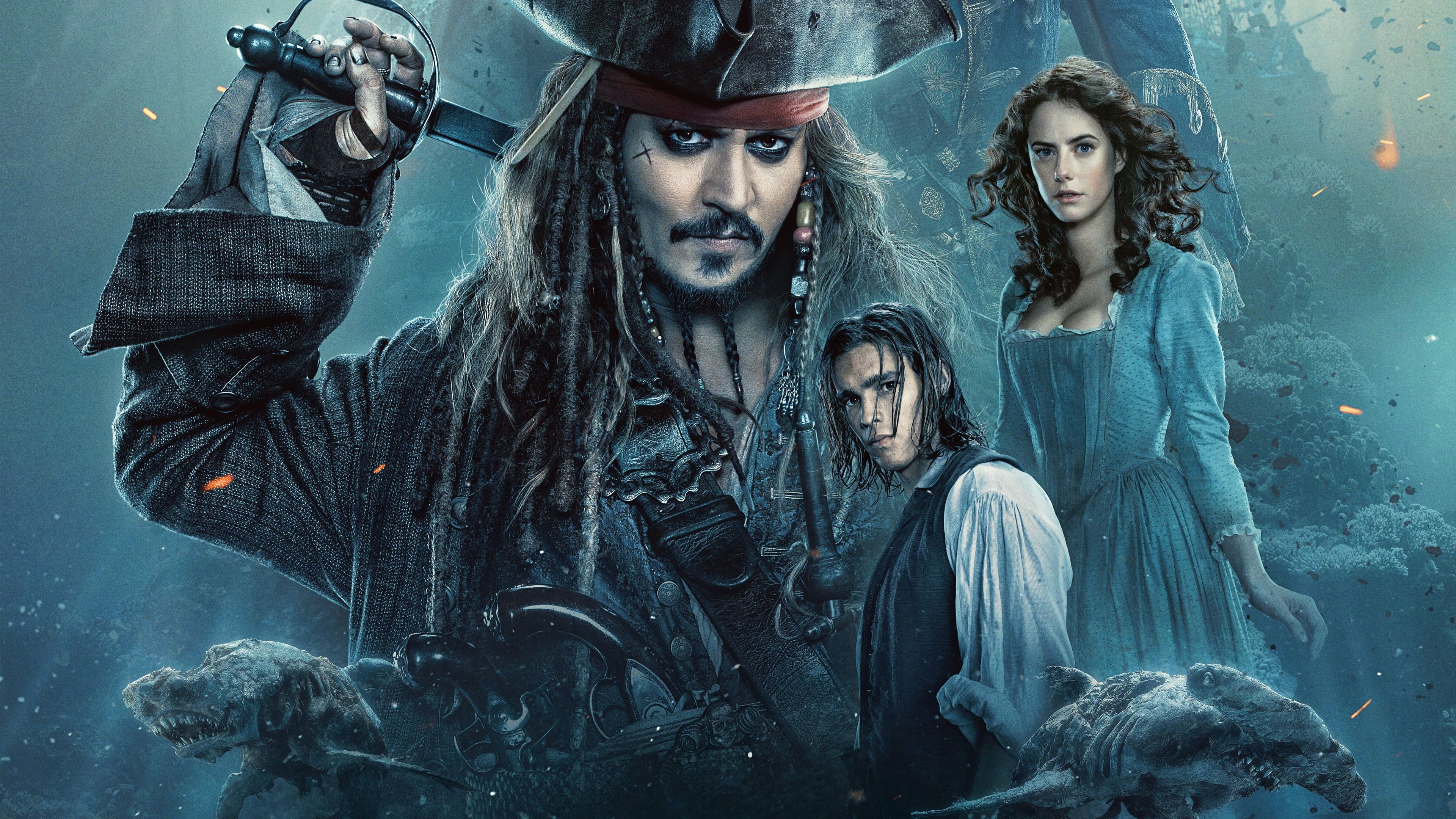 Pirati dei Caraibi poster film, 3840x2160 Ultra HD, 4K TV