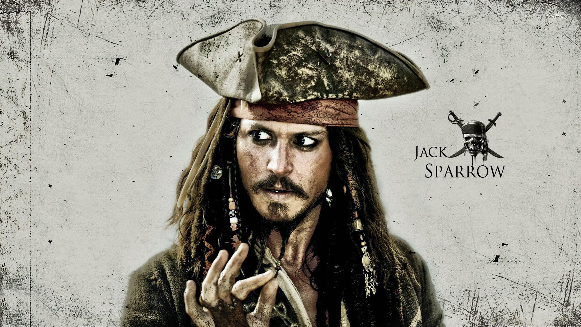 Jack Sparrow ritratto pirata, 1920x1080 1080p, PC