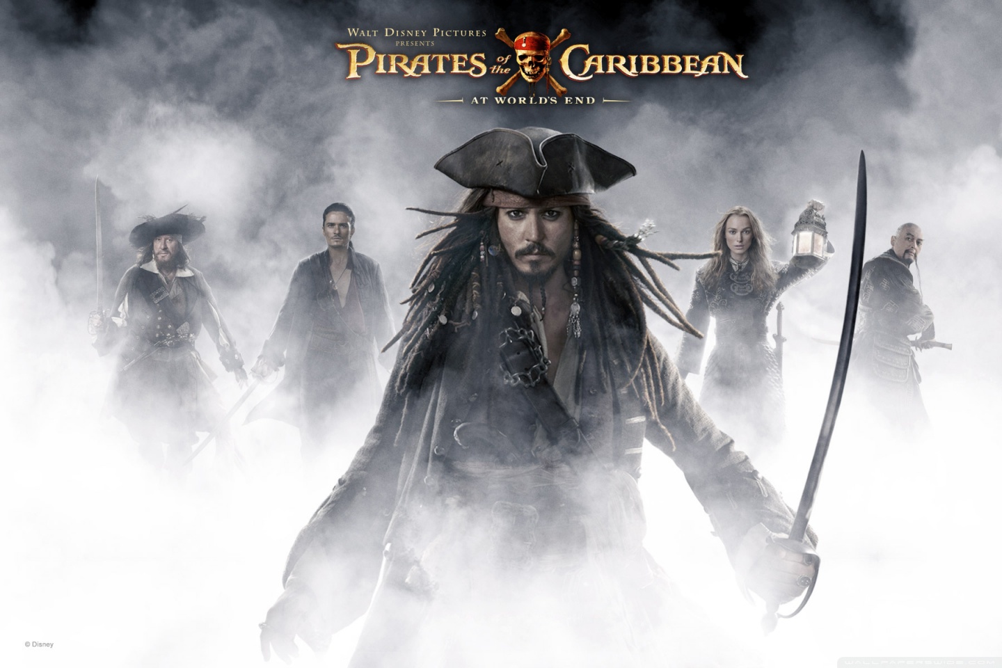 Pirati dei Caraibi, Jack Sparrow, 1440x960 720p, Laptop