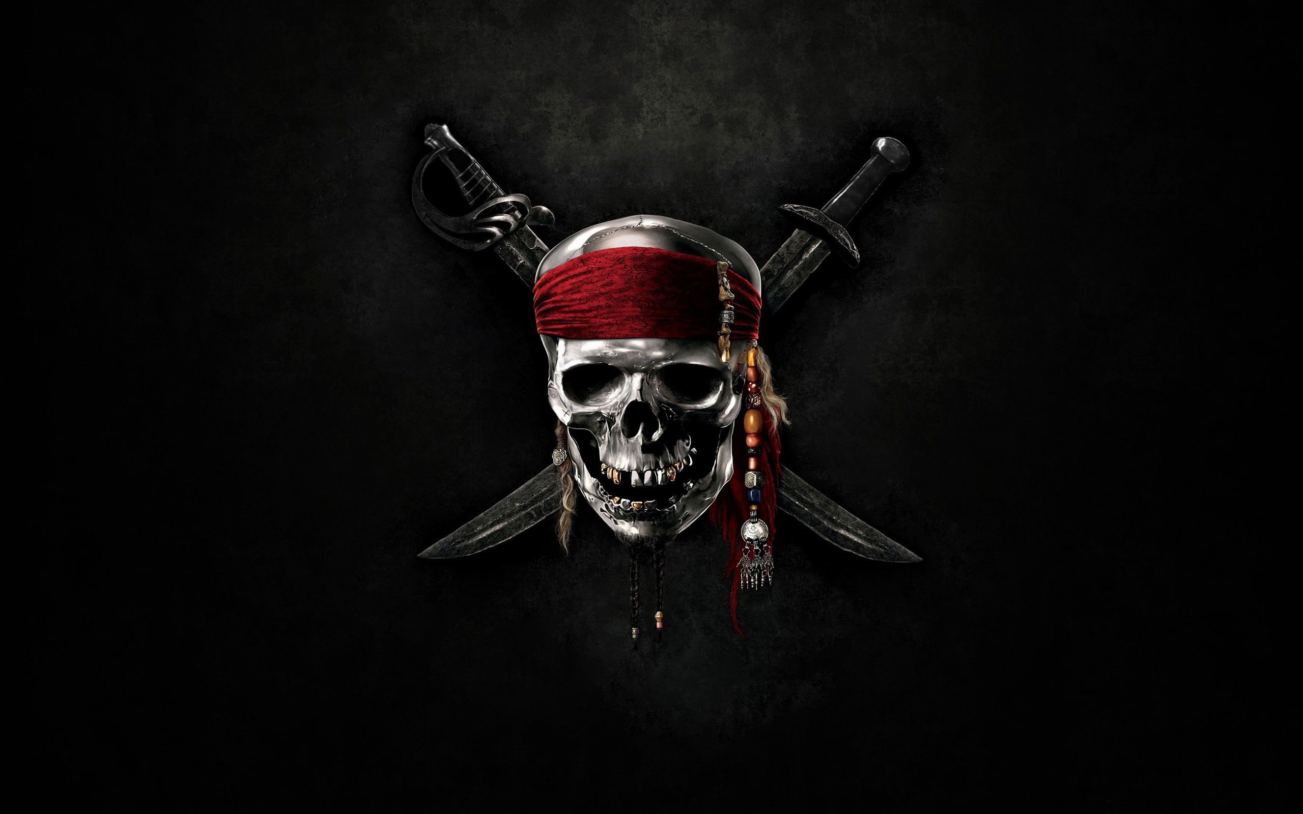 Teschio pirata con spade incrociate, 2560x1600 2K, Desktop