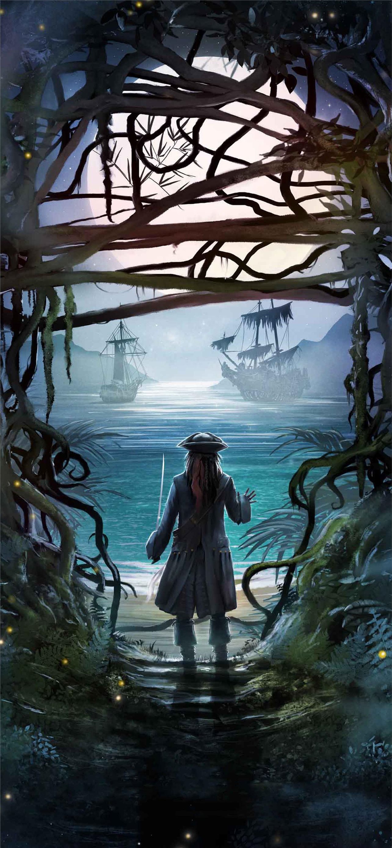 Pirata dei Caraibi, nave fantasma, 1284x2778 Full HD Verticale, Smartphone
