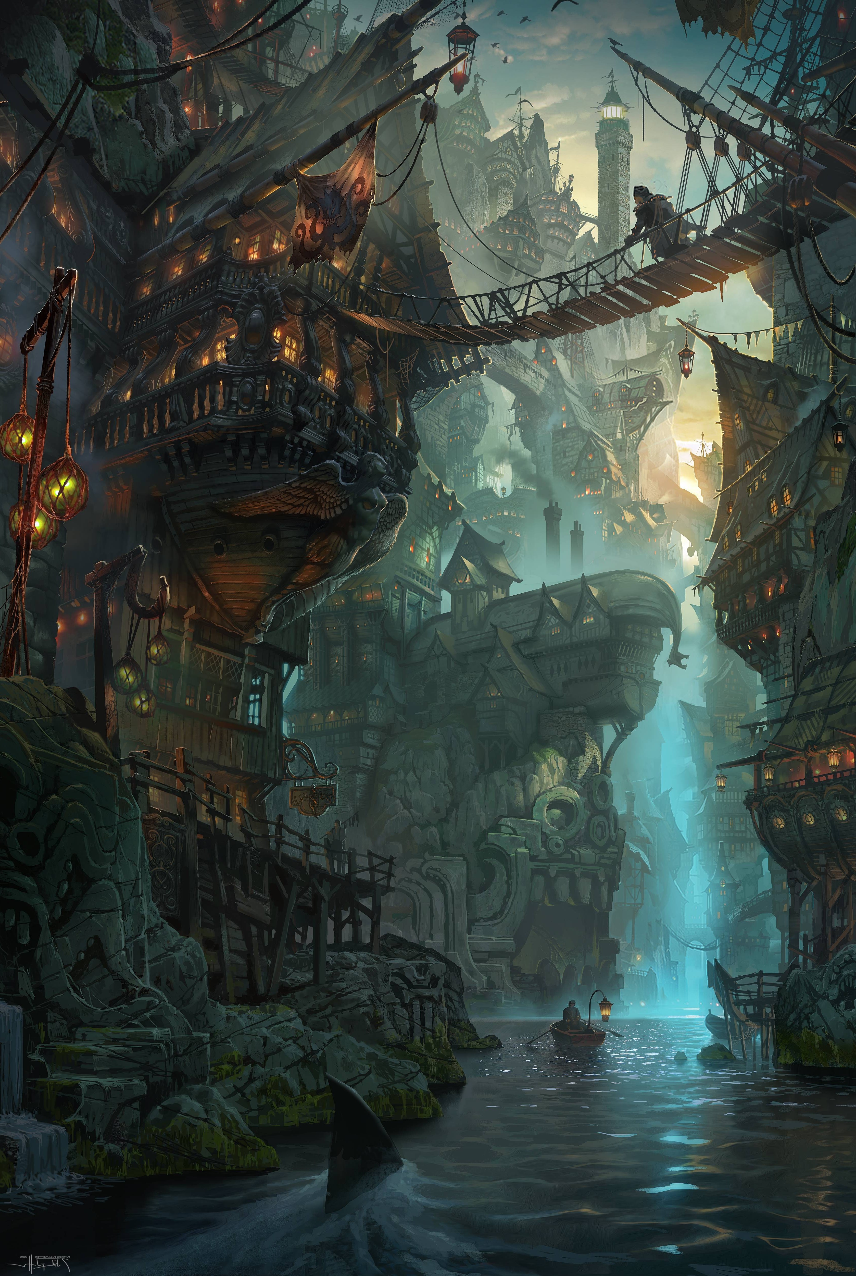 Bilgewater porto pirati League of Legends, 3356x5000 Full HD Verticale, Samsung Galaxy