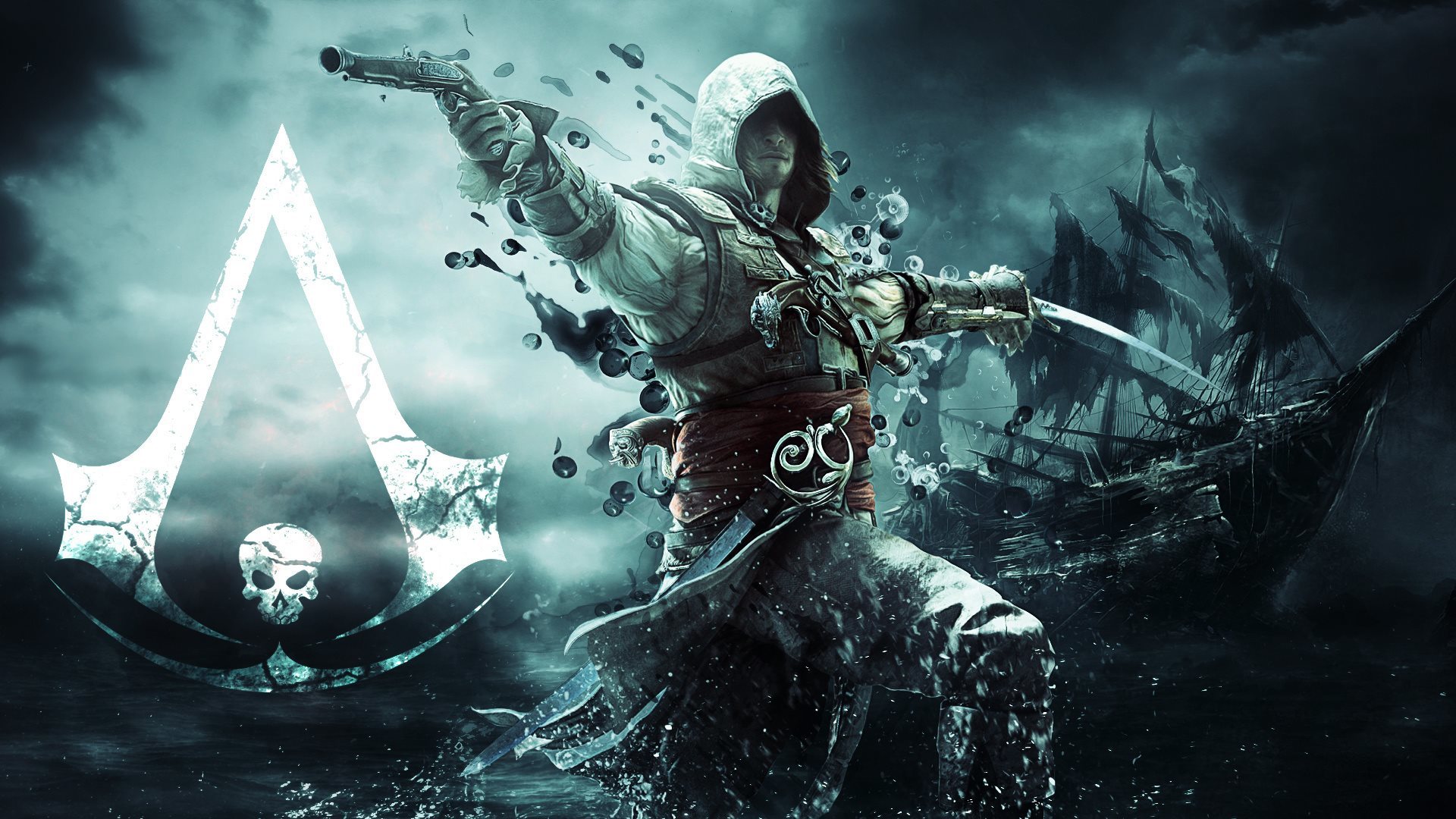 Assassin's Creed Black Flag Edward, Ubisoft, 1920x1080 1080p, Laptop