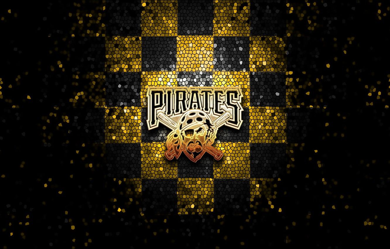 Logo Pittsburgh Pirates glitterato, 1332x850 HD, Desktop