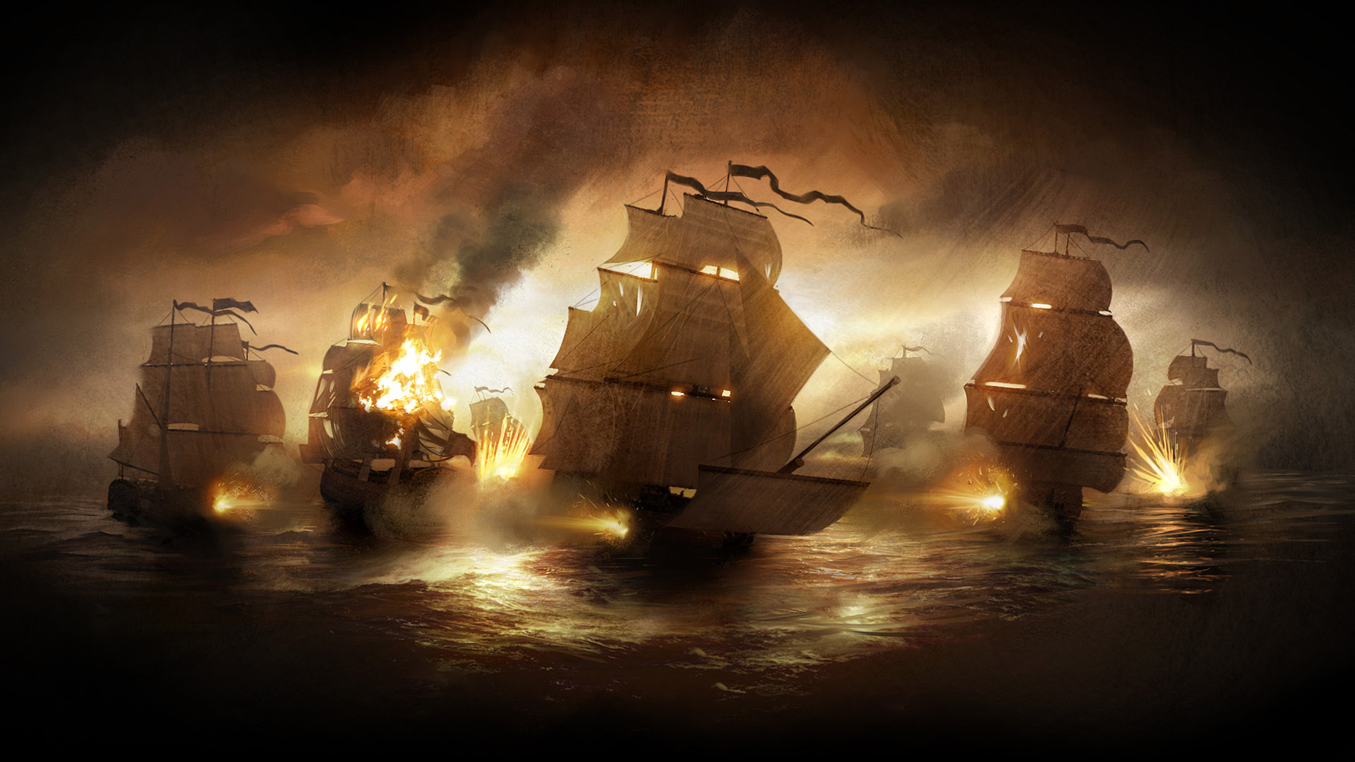 Battaglia navale navi pirata, 1920x1080 Full HD, Desktop