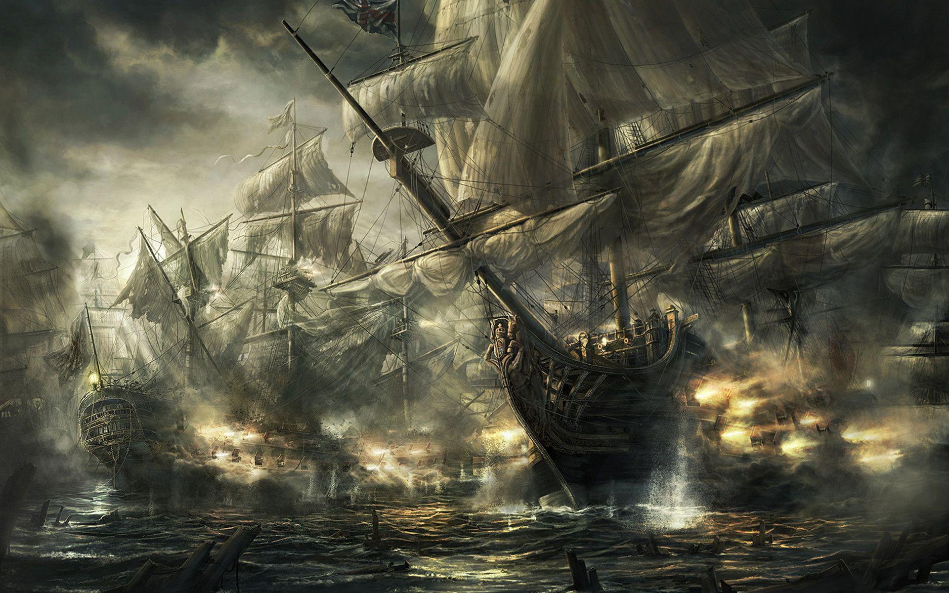 Battaglia navale navi pirata, 1920x1200 WUXGA, PC