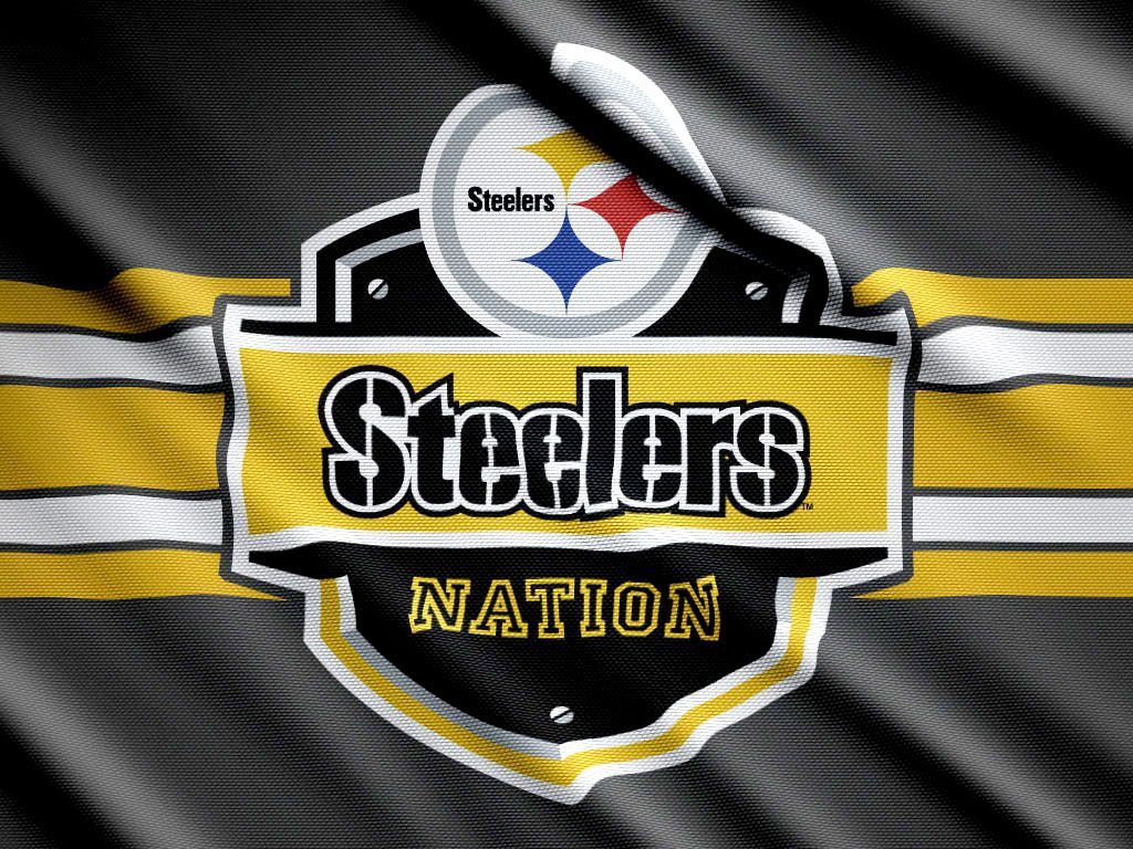 Logo Steelers Nation su bandiera, 1024x768 HD, PC Desktop