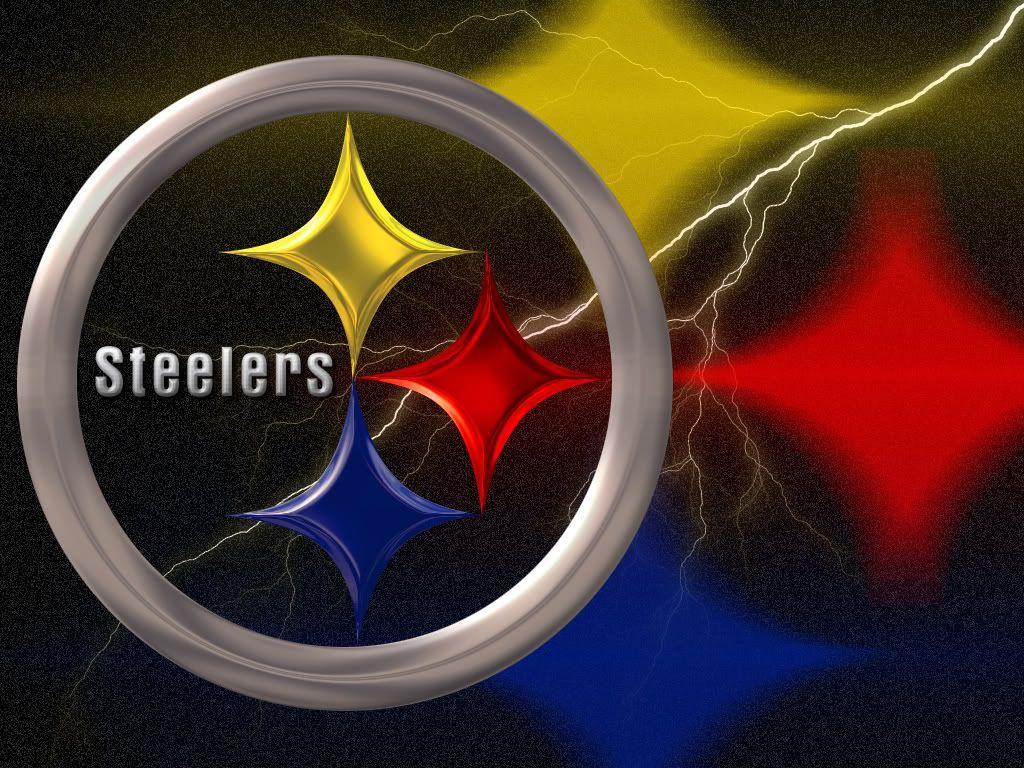 Logo Pittsburgh Steelers con fulmini, 1024x768 HD, Monitor Gaming