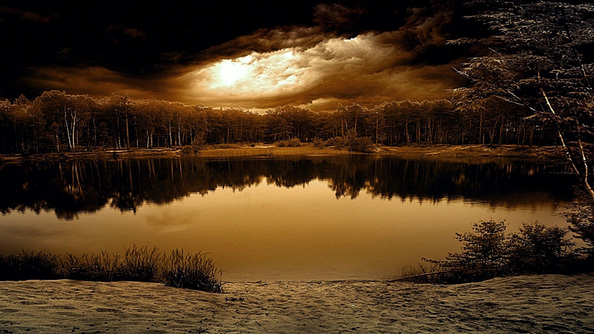 Spazio pianeti stelle cadenti, 1366x768 HD, Desktop