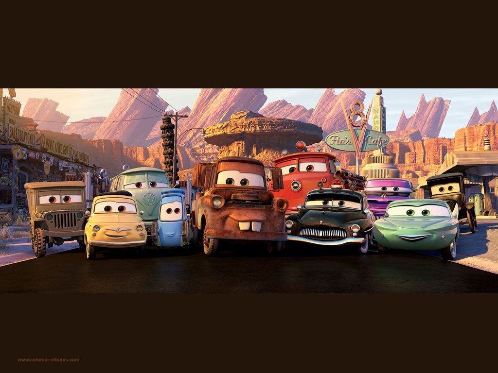Personaggi Cars Pixar gruppo, 1920x1200 Full HD+ WUXGA, Desktop