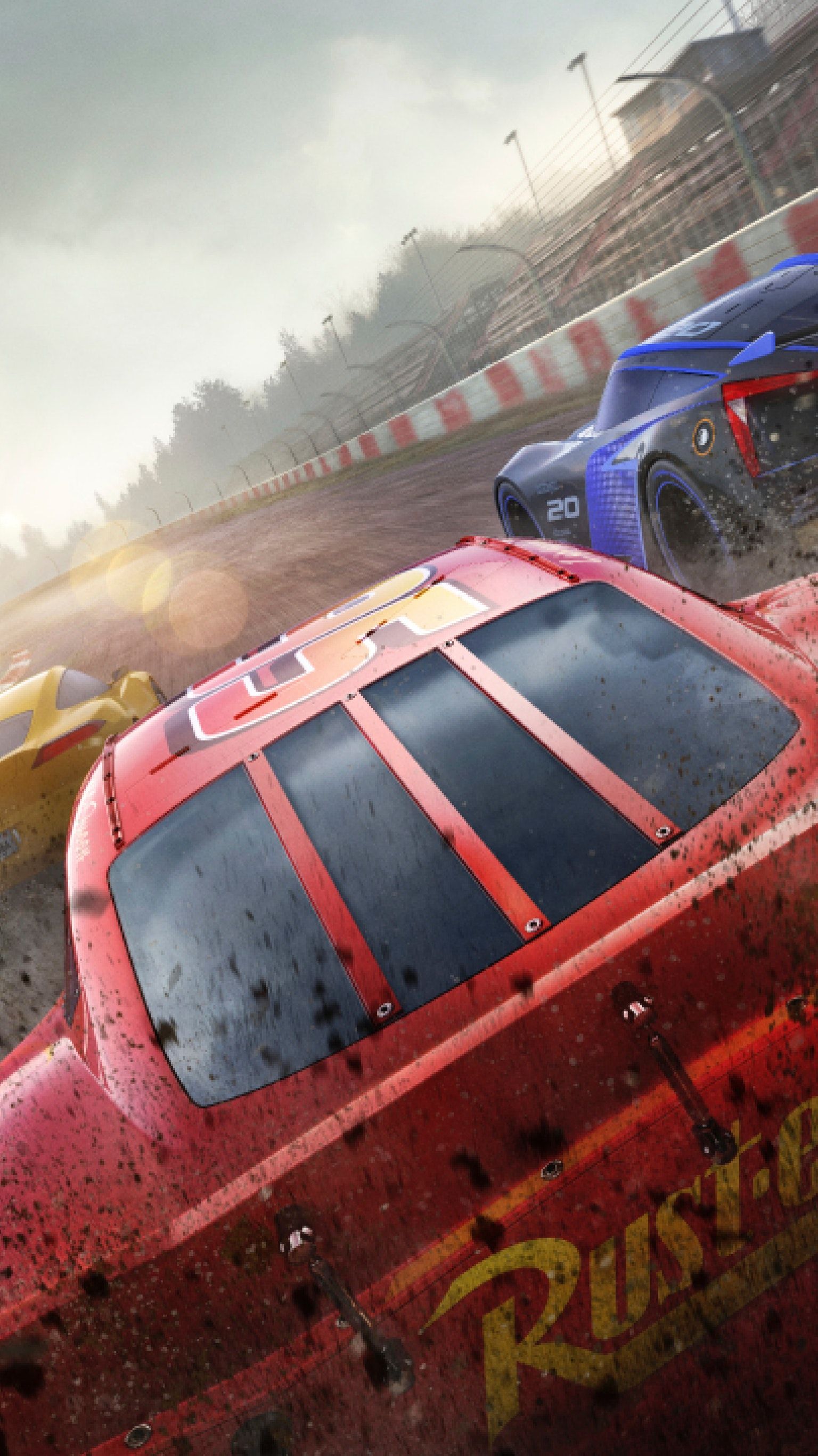 Poster Cars 3 Saetta McQueen, 1200x1600 Full HD Verticale, iPhone