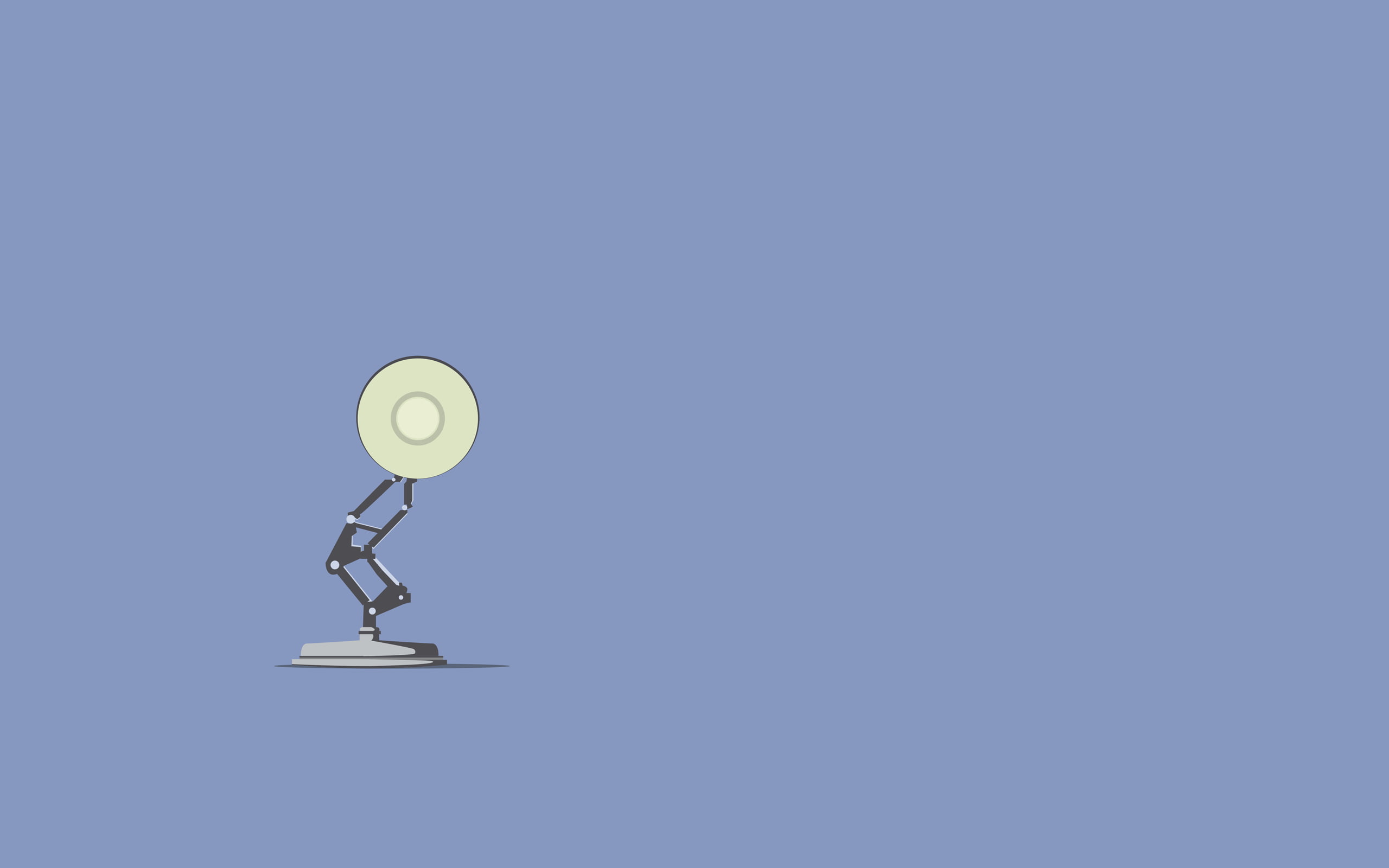 Lampada Pixar minimalista, 2560x1600 2K, Desktop
