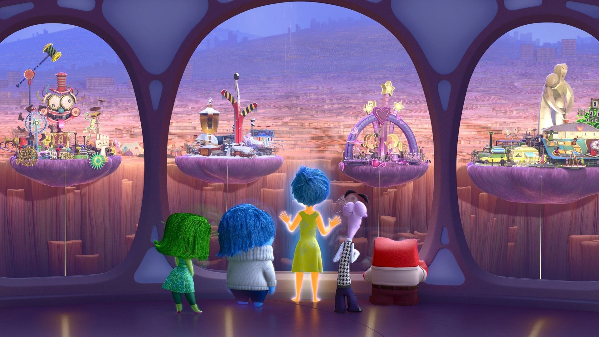 Personaggi Inside Out isole mentali, 1920x1080 Full HD 1080p, Laptop