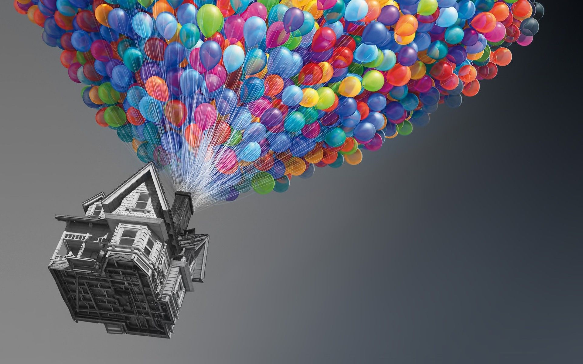 Casa con palloncini Up Pixar, 1920x1200 Full HD+, Desktop