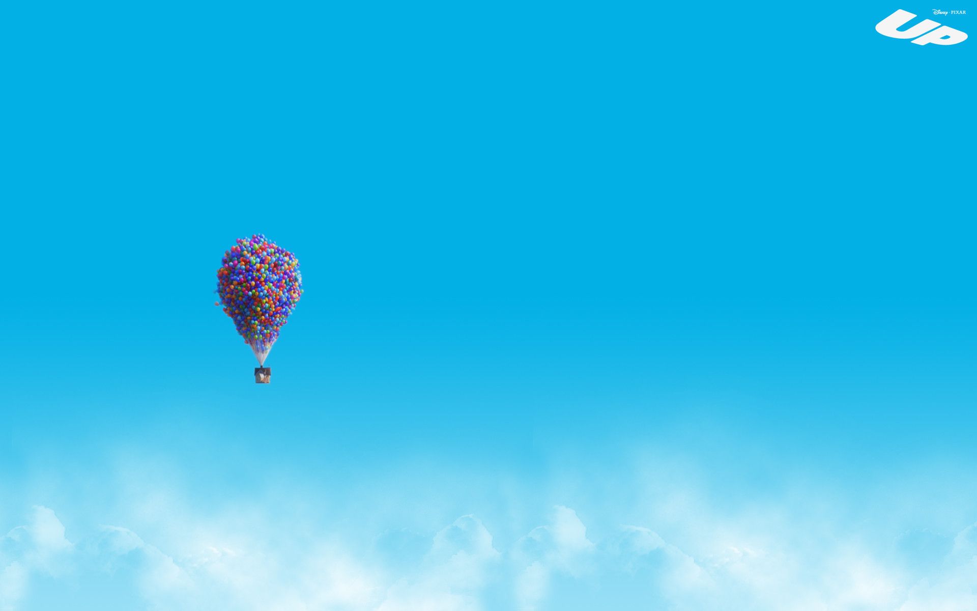 Casa con palloncini, film Up, 1920x1200 Full HD+, Desktop