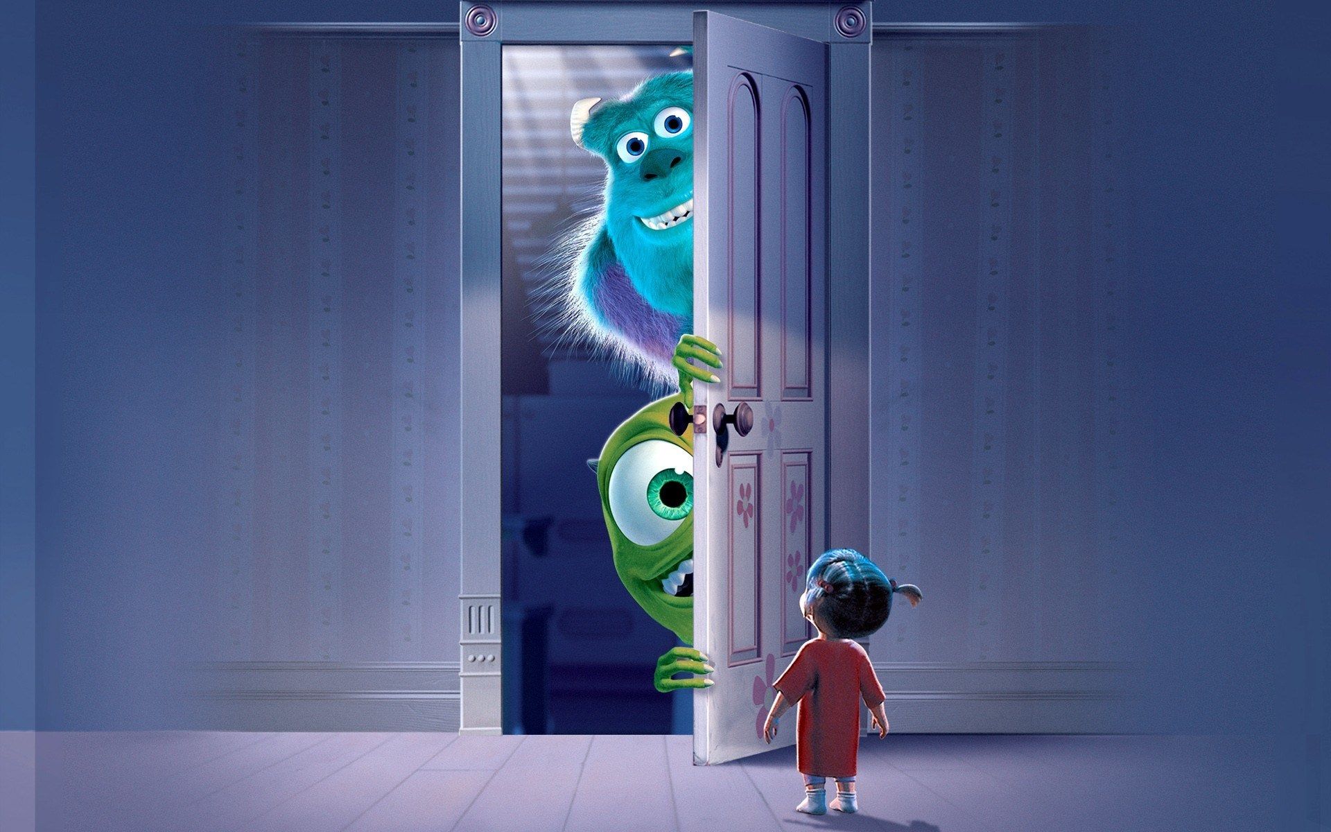 Monsters Inc porta armadio, Disney Pixar, 1920x1200 WUXGA, Desktop