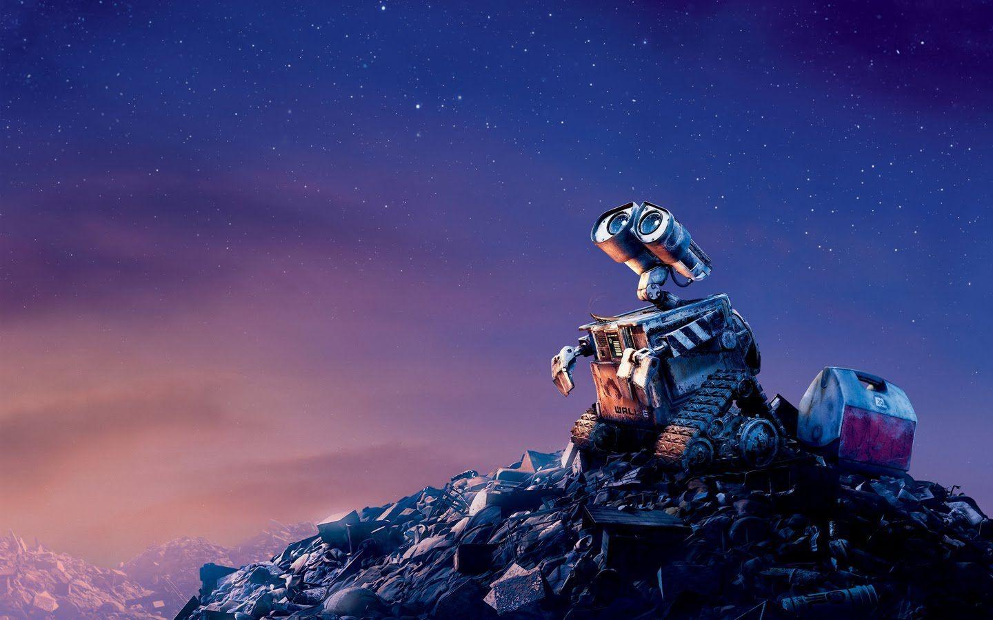 WALL-E robot su collina, 1440x900 720p, Laptop