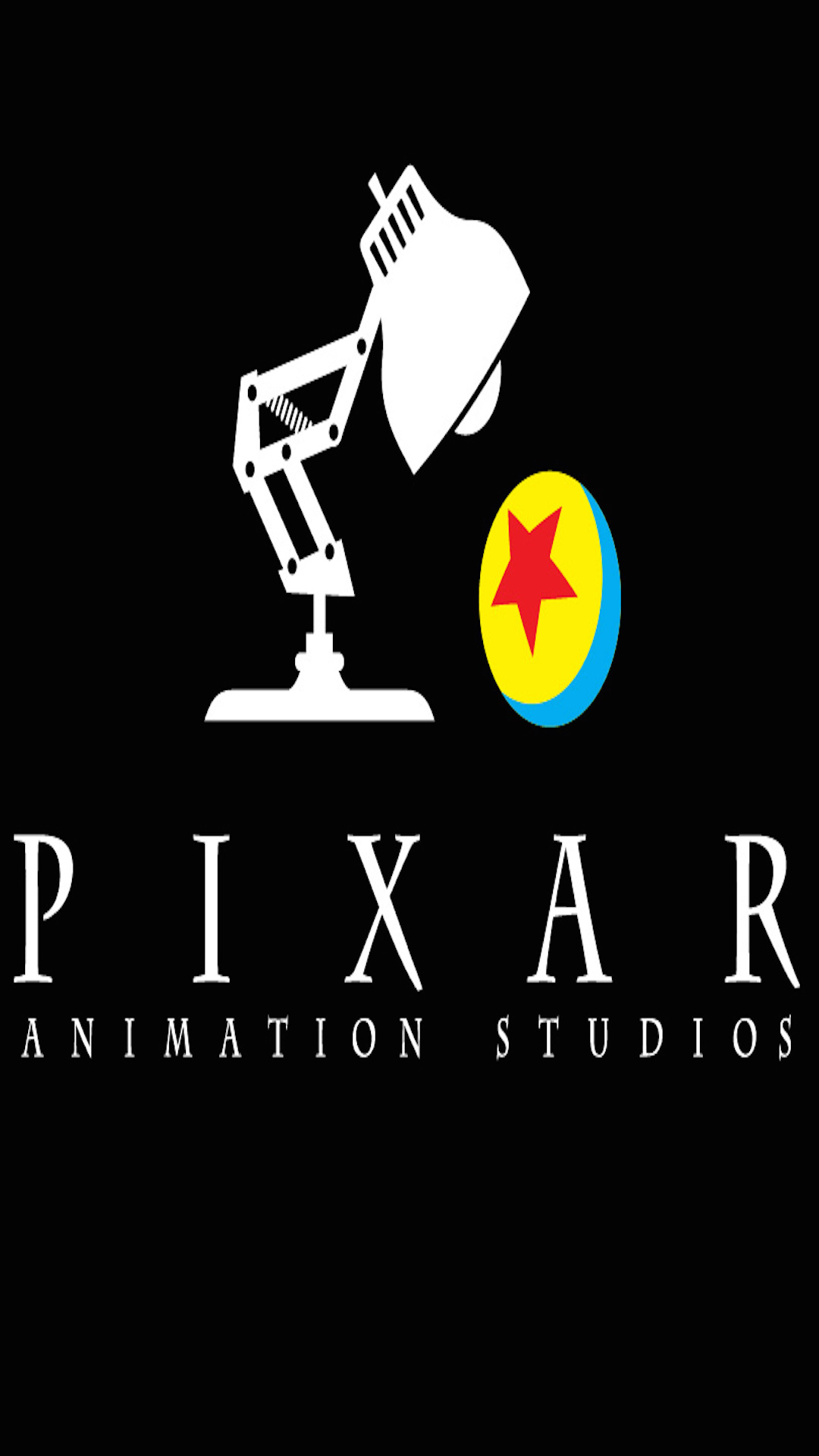 Logo Pixar Animation Studios, 1080x1920 Full HD Verticale, Smartphone