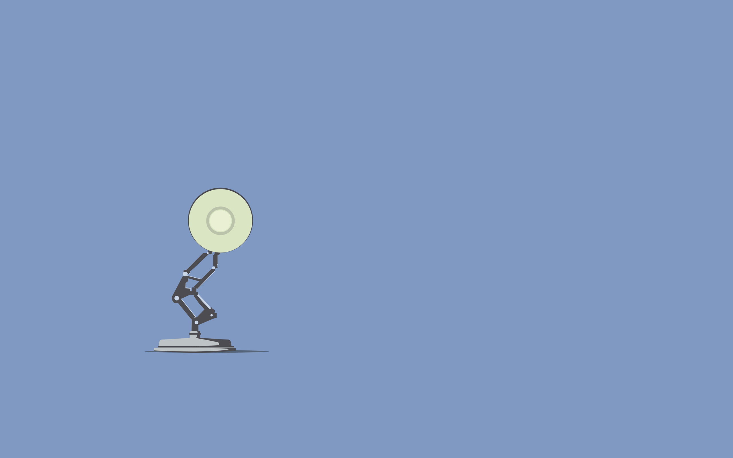 Lampada Pixar minimalista, 2560x1600 2K, PC