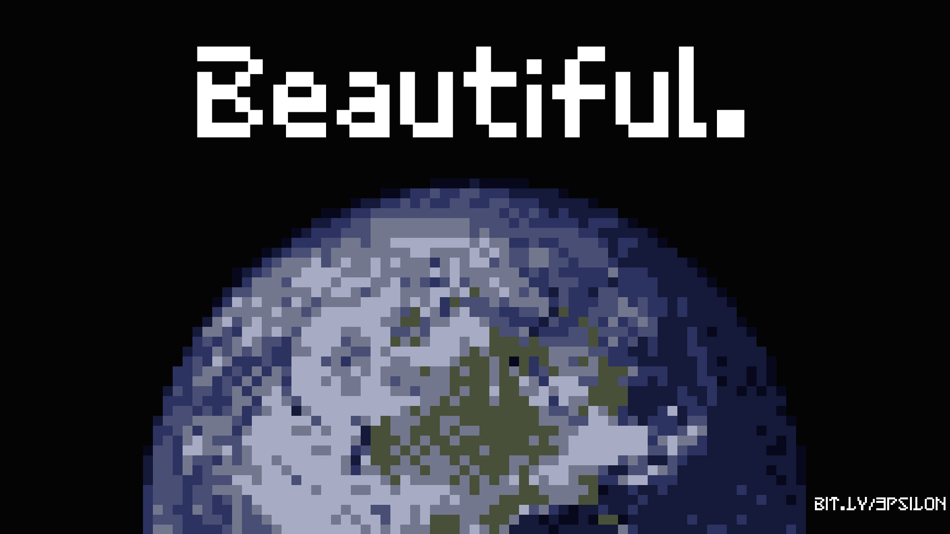 Pianeta Terra pixel art, 1920x1080 Full HD, Laptop