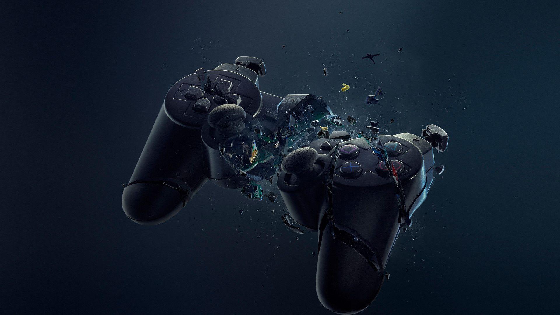 Controller PlayStation 3 frantumato, console Sony, 1920x1080 1080p, PC