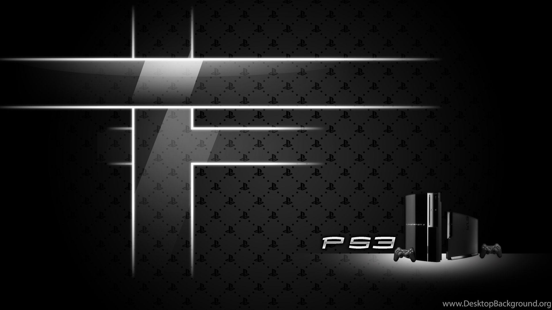 Logo PS3 PlayStation 3, 1131x707 HD, PC Desktop