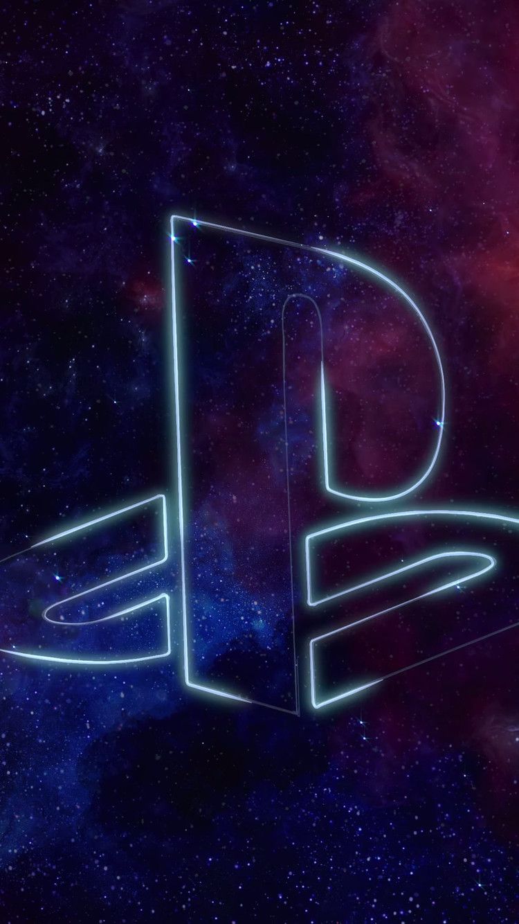 Logo PlayStation su galassia, 750x1334 Full HD Verticale, iPhone Pro Max