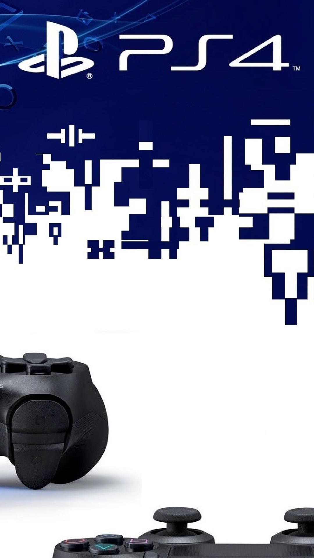 Logo PS4 e controller blu, 1080x1920 Verticale, iPhone Air