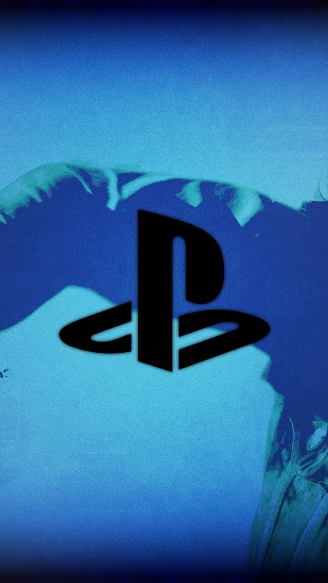 Logo PlayStation blu, 1080x1920 Verticale, iPhone Pro Max