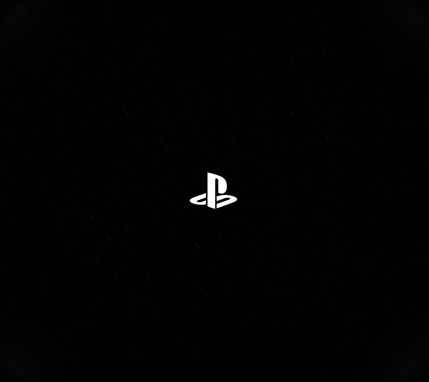 Logo PlayStation bianco sfondo nero, 1440x1280 720p, PC