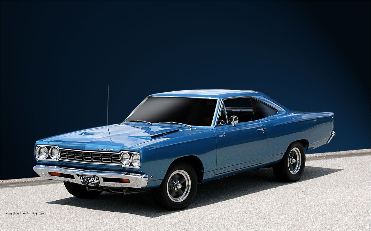 Plymouth Road Runner blu, 1280x800 720p, PC