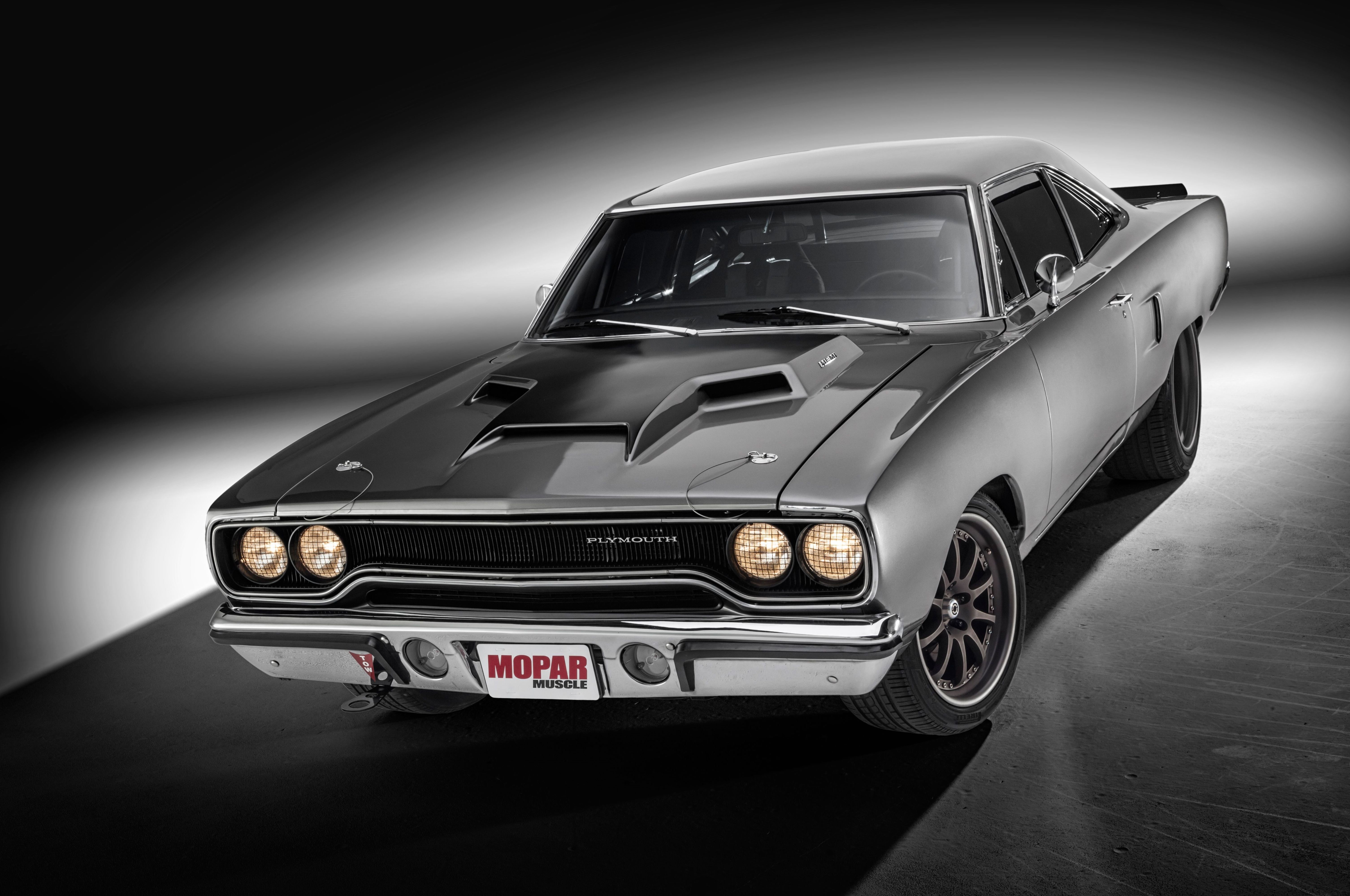 Plymouth Road Runner grigia, 6023x4000 4K Ultra HD, Monitor 4K