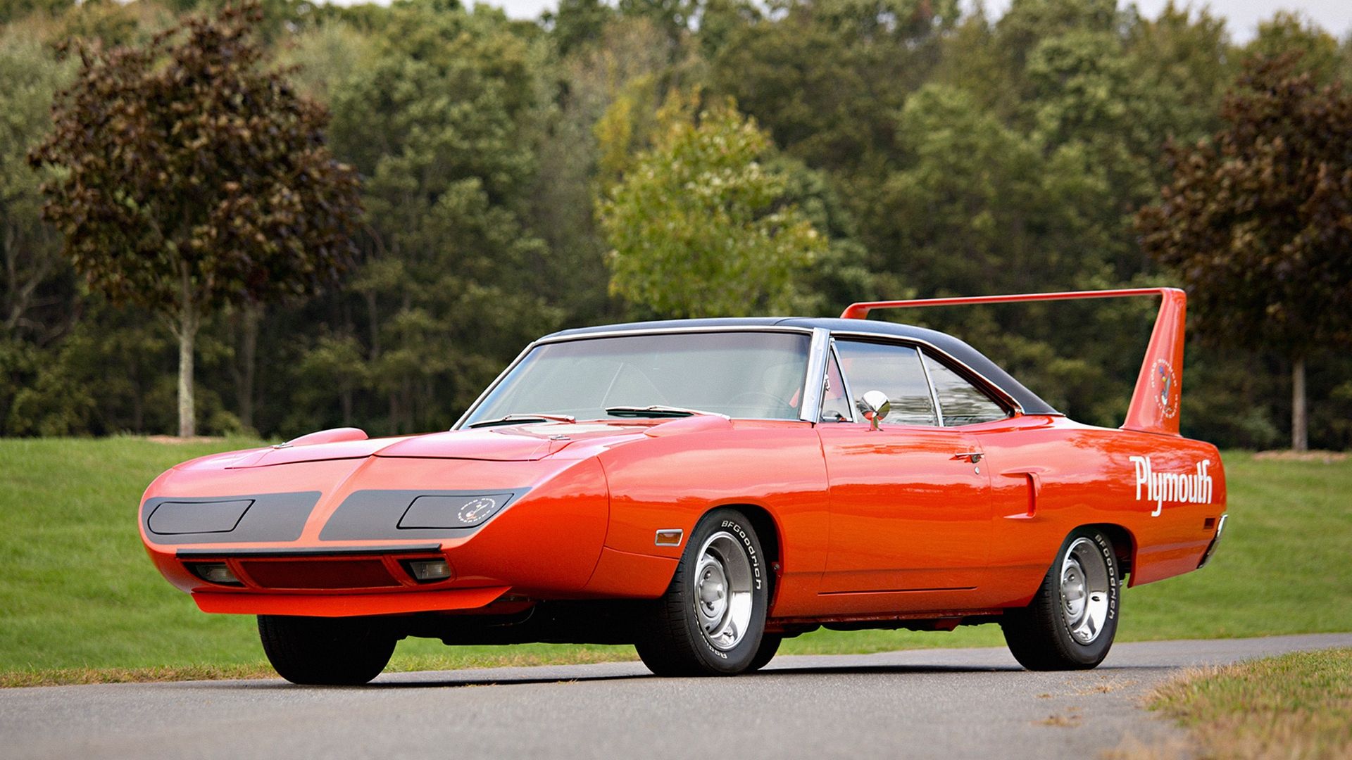 Plymouth Superbird arancione, 1920x1080 1080p, Desktop