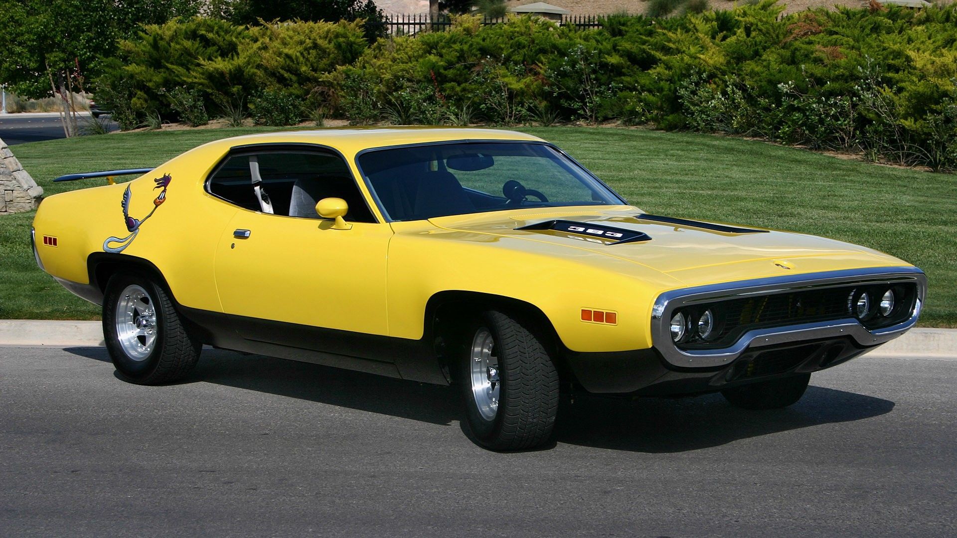 Plymouth Road Runner gialla, 1920x1080 Full HD 1080p, PC Desktop