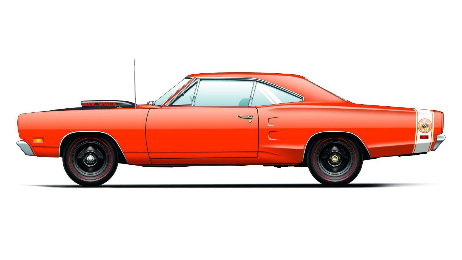 Plymouth Road Runner rossa, 1664x936 900p, PC
