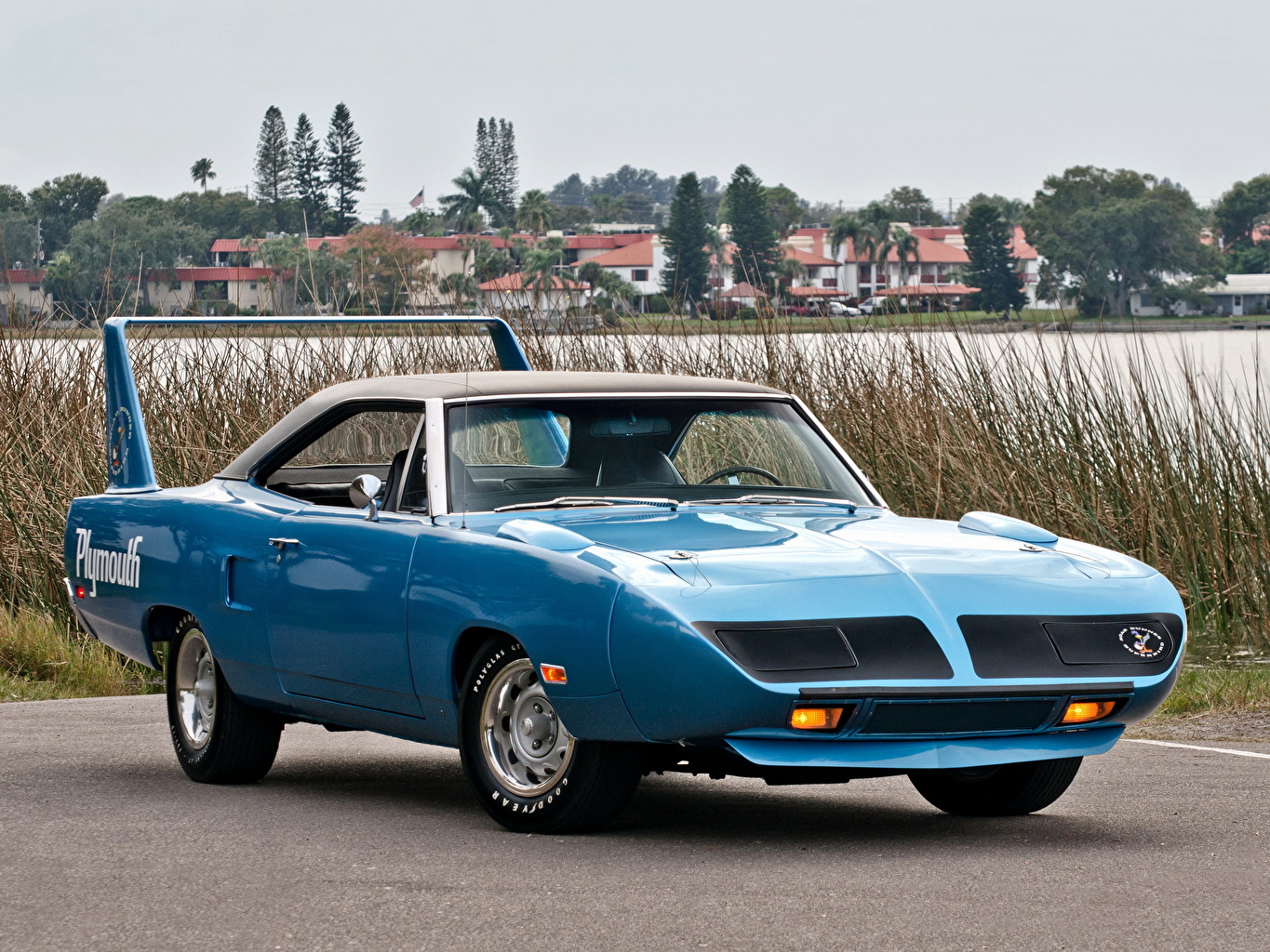 Plymouth Road Runner blu, 2048x1536 2K, Desktop