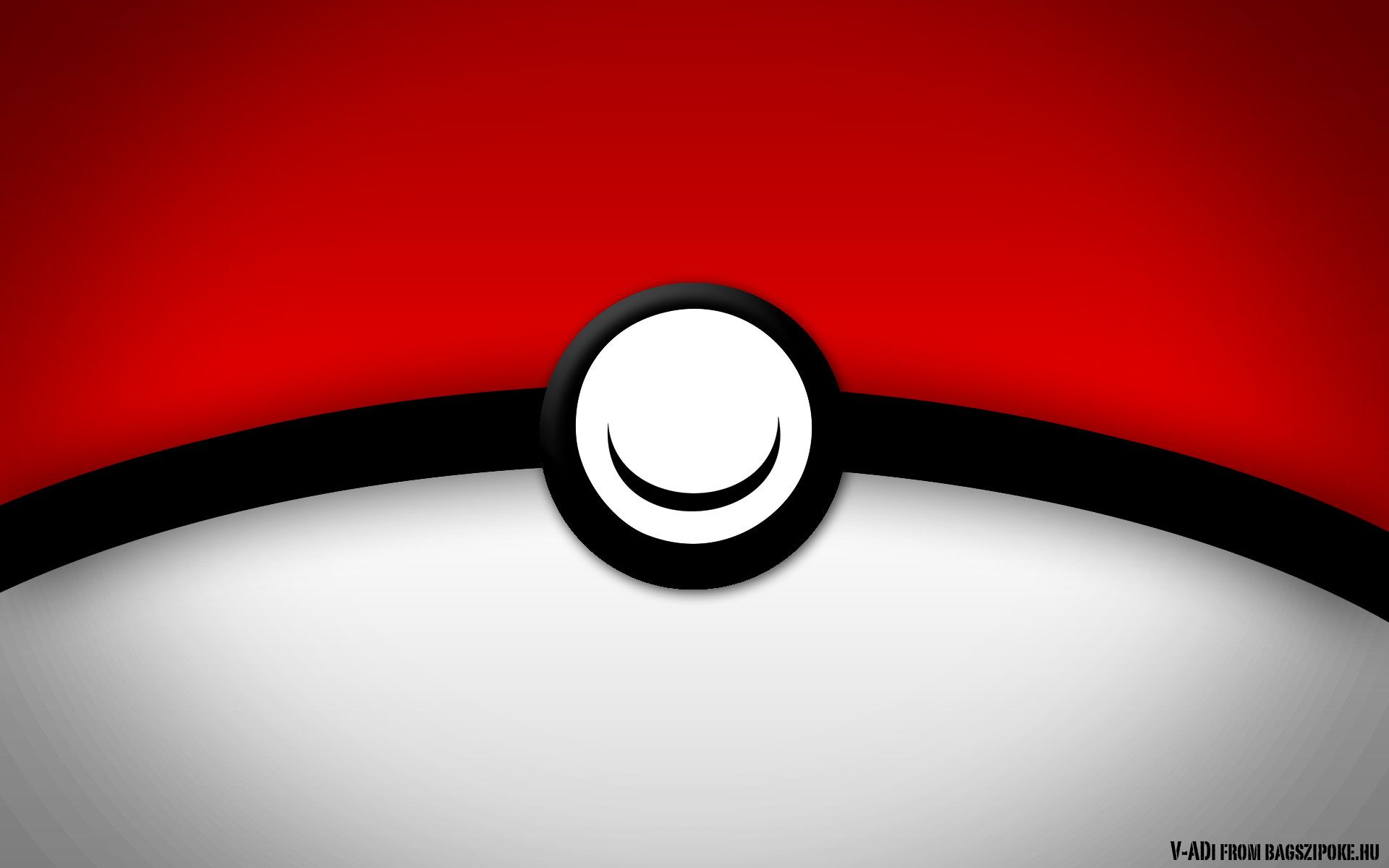 Poké Ball rossa e bianca, 1920x1200 WUXGA, Desktop