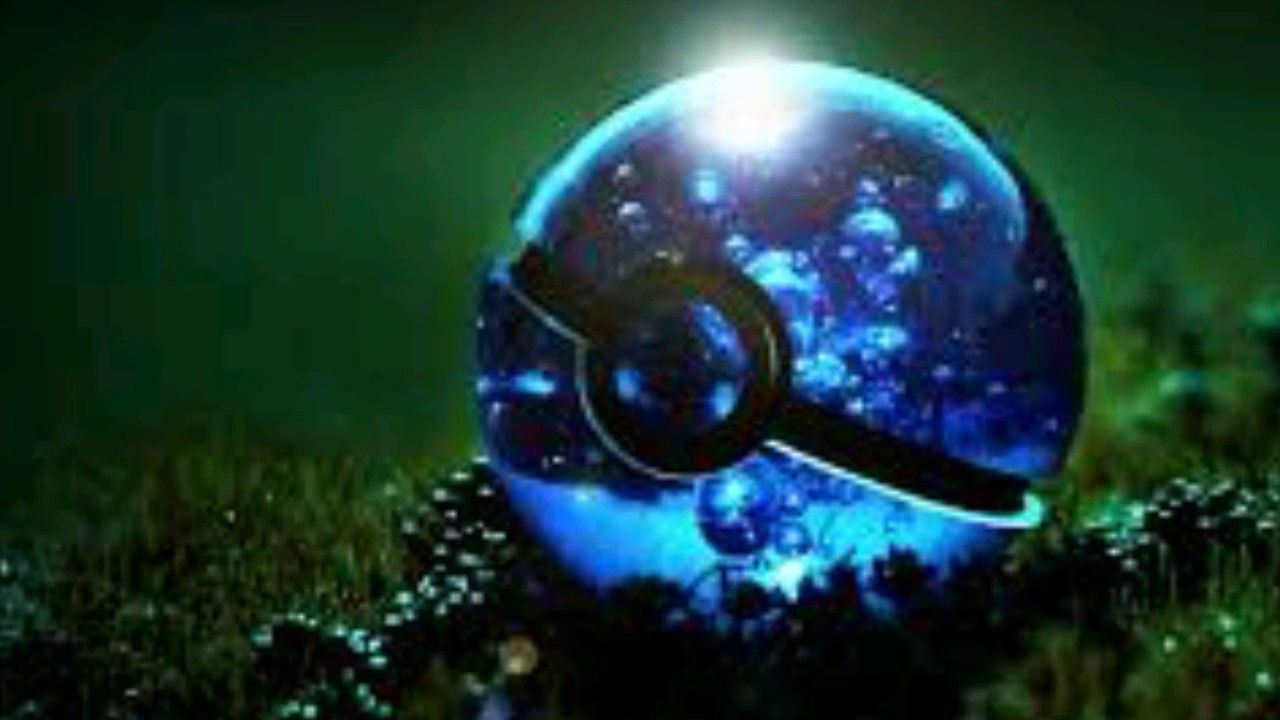 Poké Ball blu su erba, 1280x720 HD, Desktop