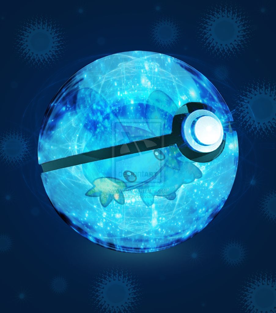Mudkip dentro Poké Ball blu, 903x1024 Verticale, Telefono