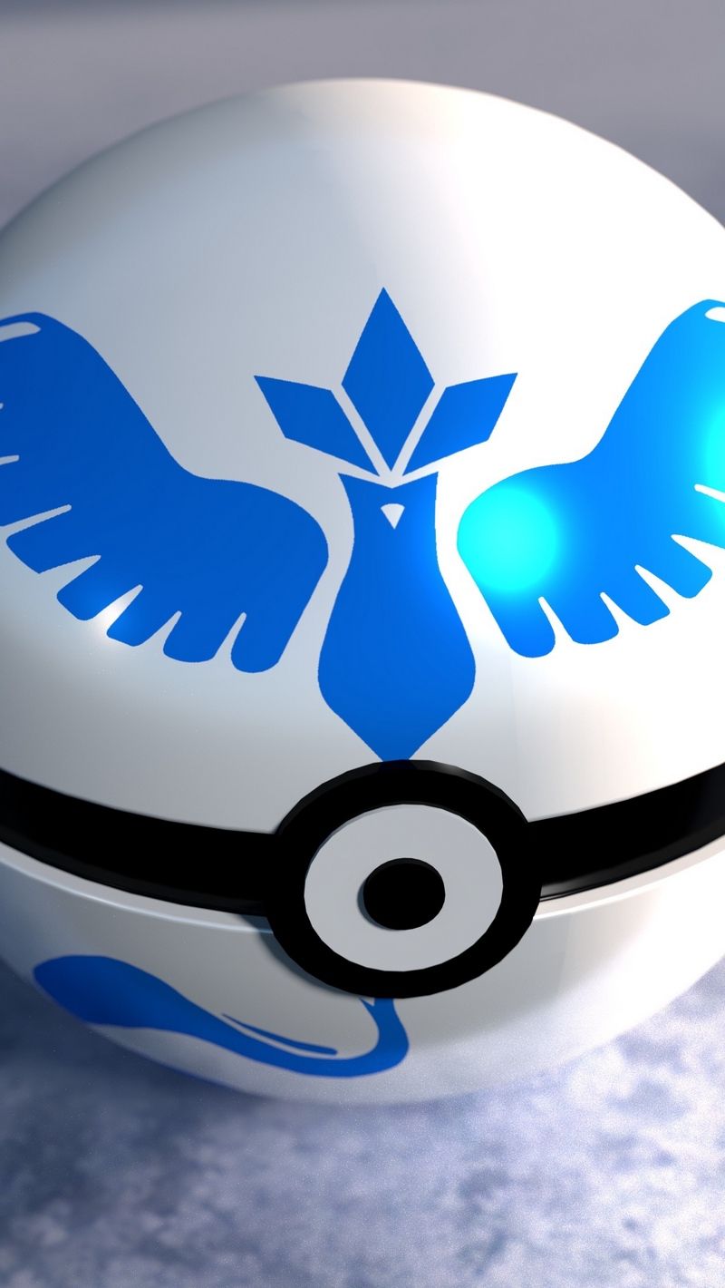 Poké Ball squadra Mystic, 800x1420 Full HD Verticale, Realme