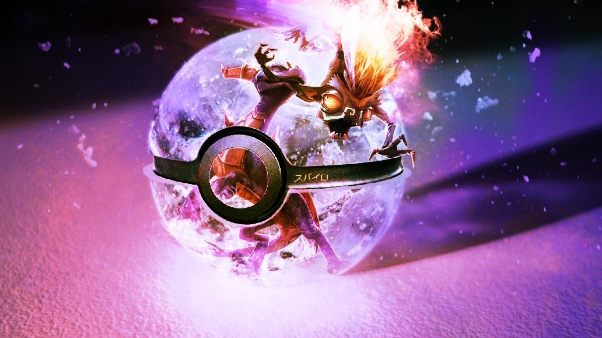 Poké Ball su sfondo nero, 1920x1080 1080p, PC