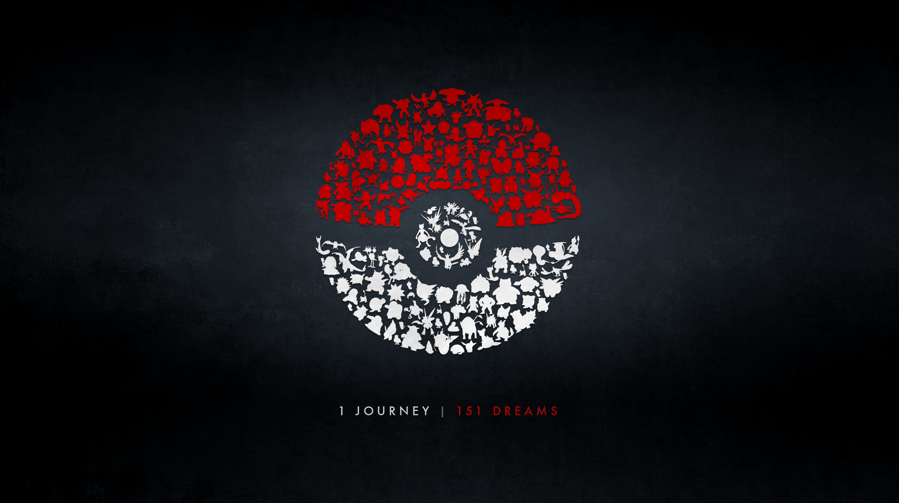 Pokéball composta da icone piccole, 2960x1656 2K, Desktop