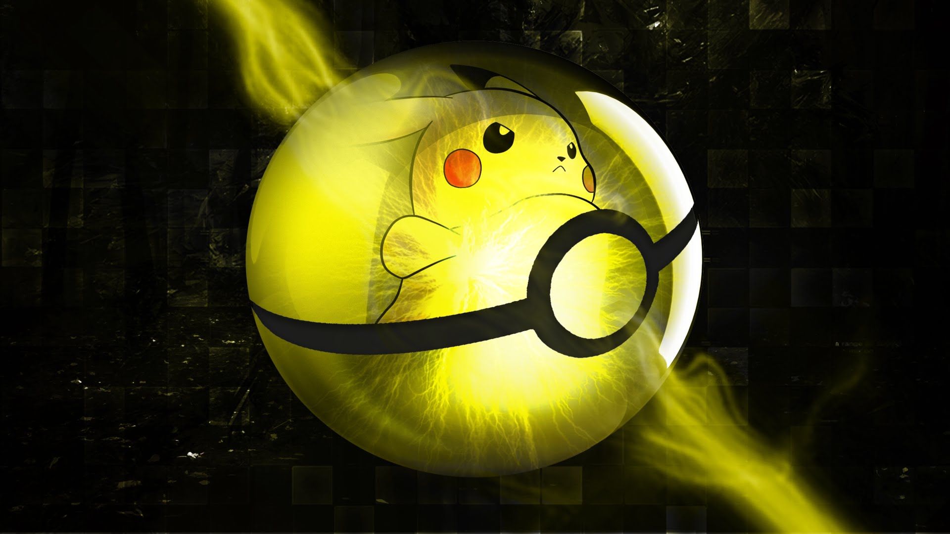 Poké Ball rossa su sfondo scuro, 1280x1024 720p, Laptop