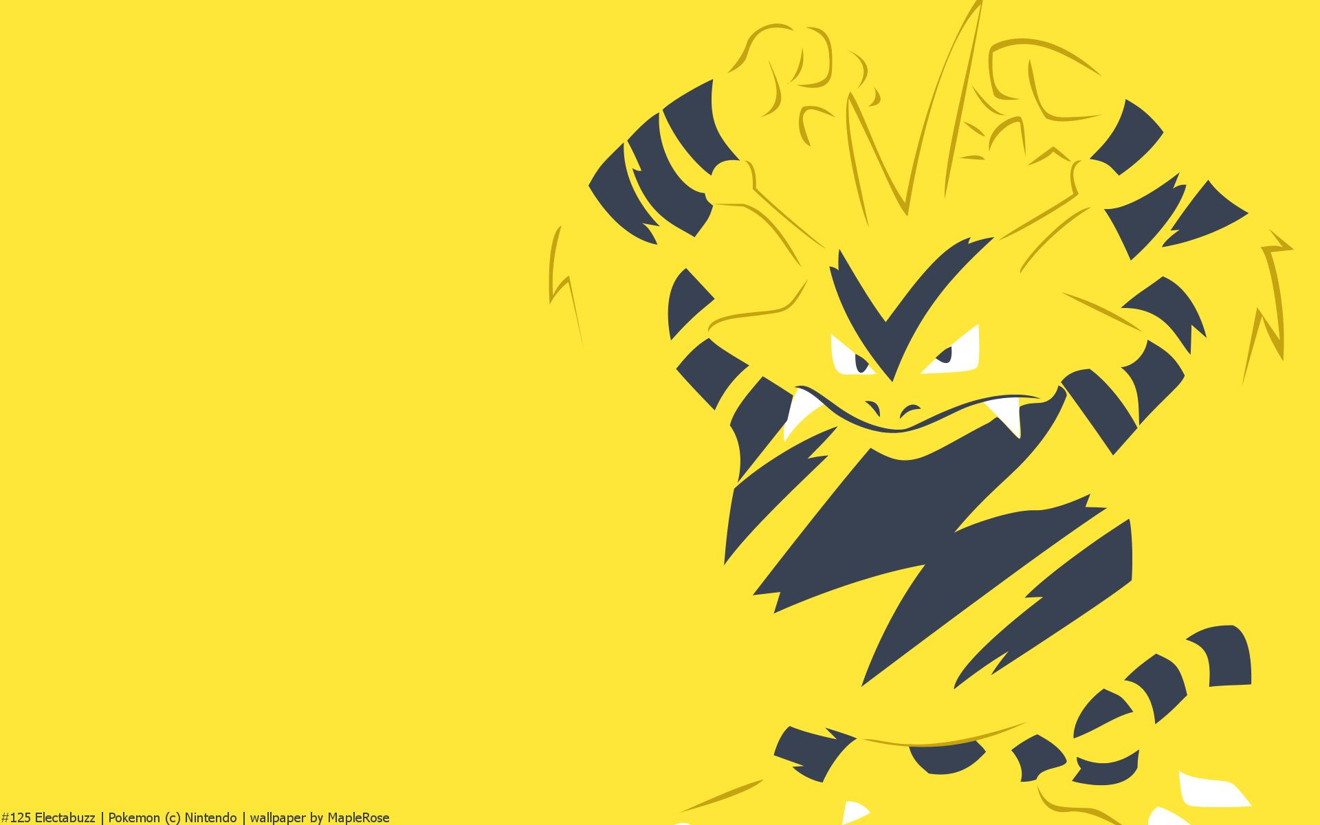 Sagoma minimalista Pokémon Sylveon, evoluzione Eevee, 1920x1080 Full HD 1080p, PC