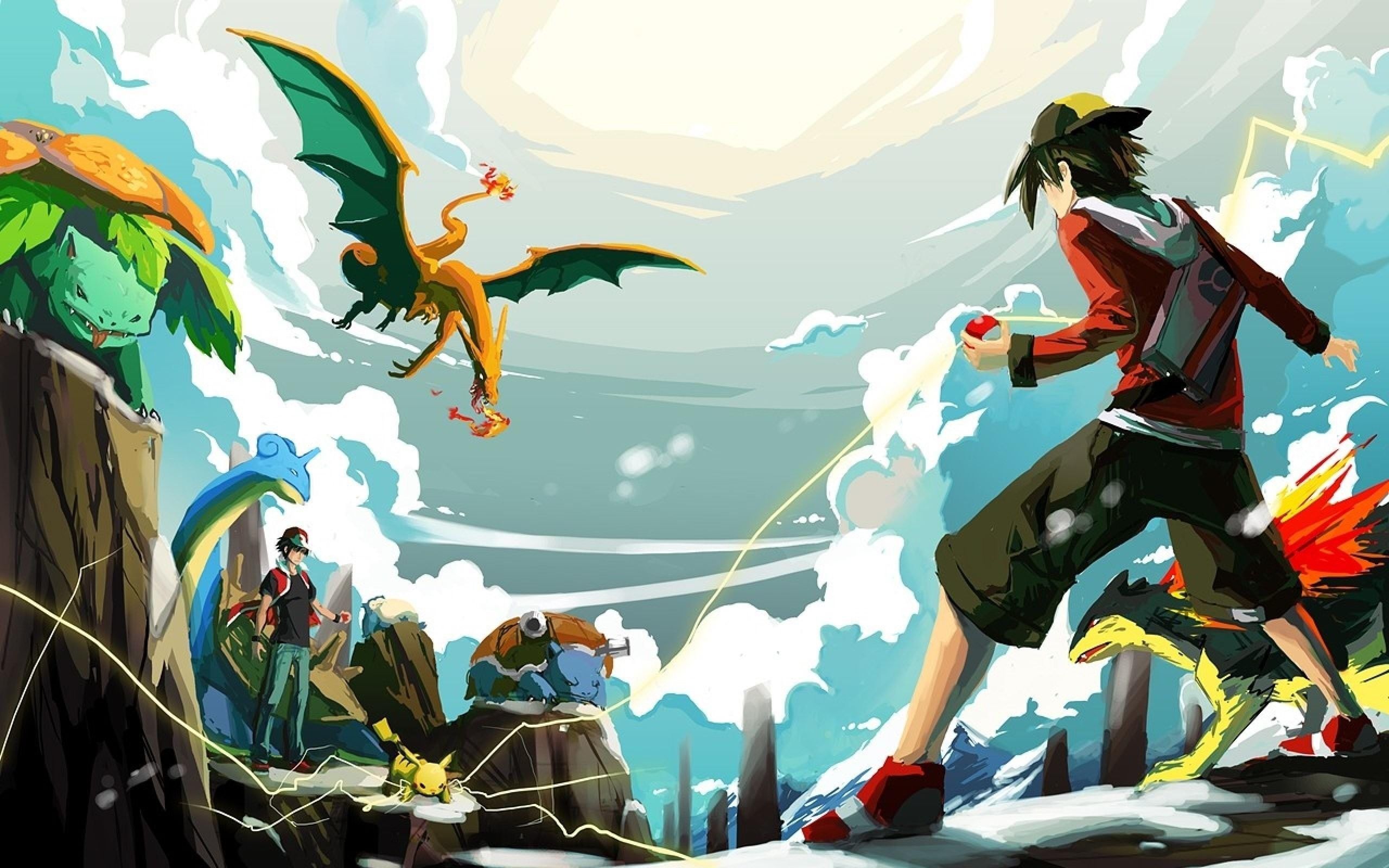 Kanto starter Charizard Blastoise Venusaur, 1920x1080 Full HD, Laptop