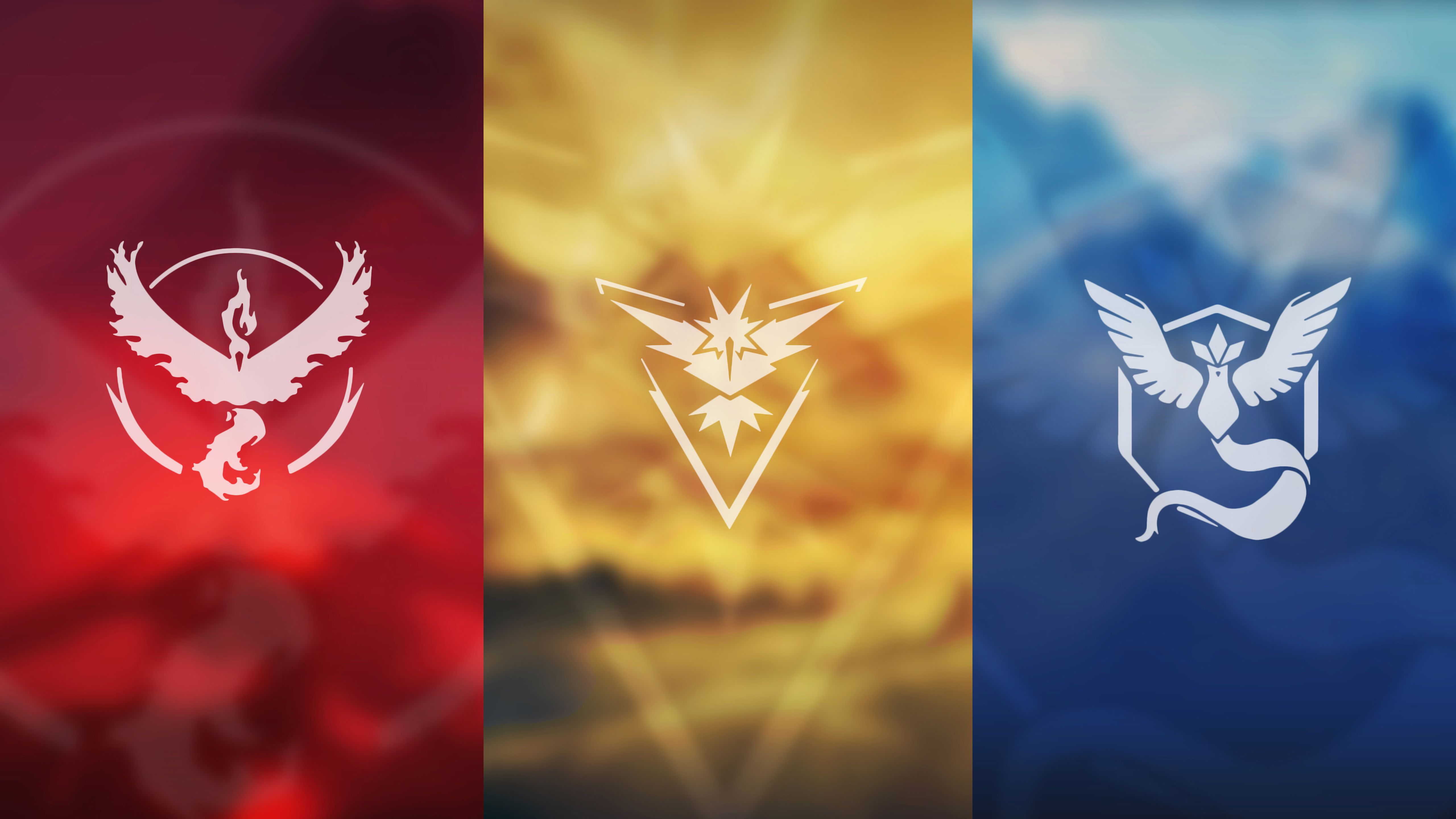 Loghi Team Valor Instinct Mystic, 5120x2880 UHD, Monitor 4K